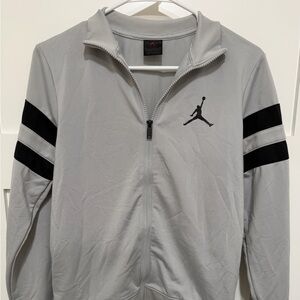 Youth Boys Large Jordan Jumpman Nike Boys Light Gray Jacket